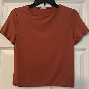 Cotton On Woman’s Cropped Short Sleeve Tee size Large